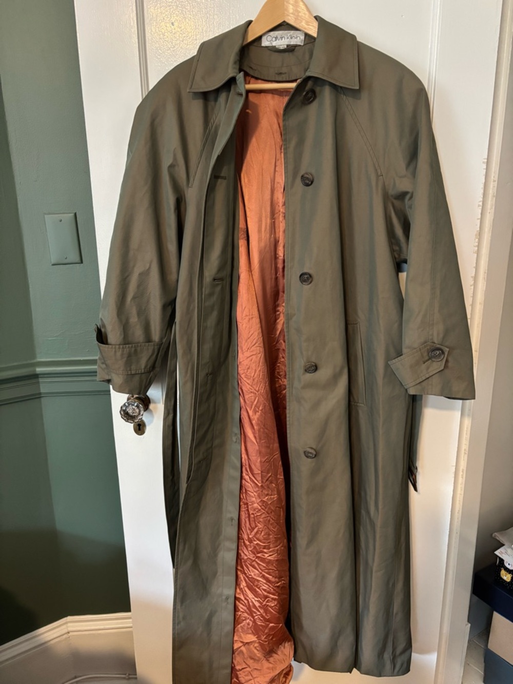 Vintage Calvin Klein trench coat